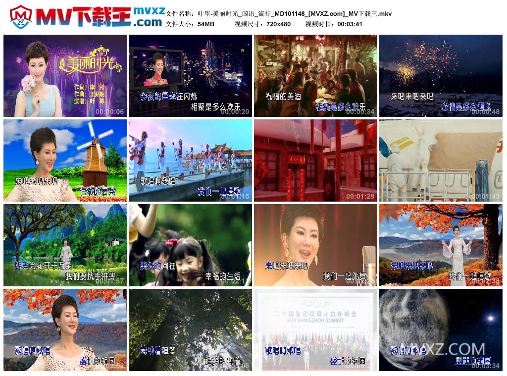 叶翠-美丽时光_国语_流行_MD101148